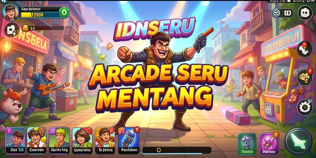 Tampilan gameplay seru dari IDNSERU yang penuh tantangan.