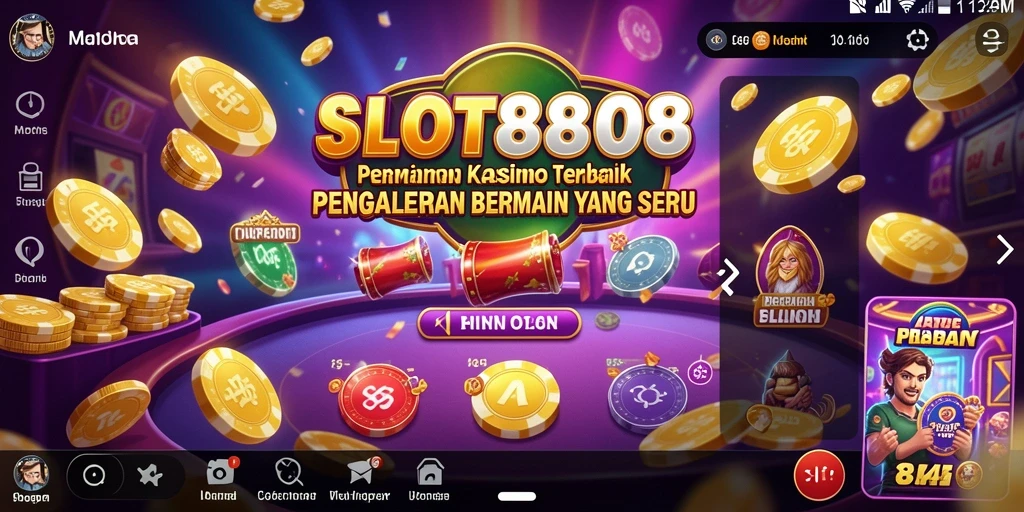 Gameplay menarik dan tampilan grafis memukau di SLOT8808.