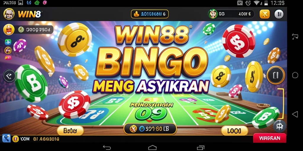 Screenshot gameplay Bingo WIN88 yang menampilkan suasana permainan yang seru.