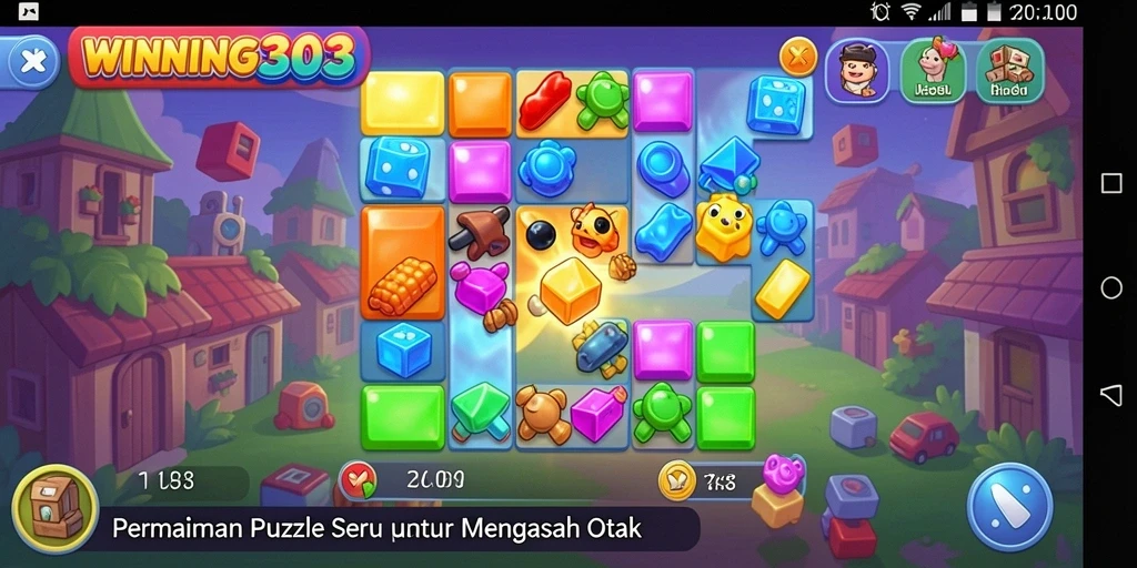 Tampilan gameplay WINNING303 yang menarik dan menantang teka-teki.